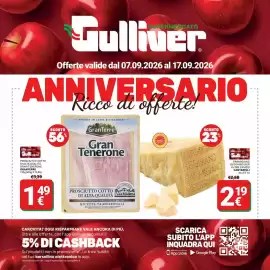 Volantino Supermercati Gulliver Pagina 1: Prosciutto cotto di alta qualità Gran Tenerone €1,49