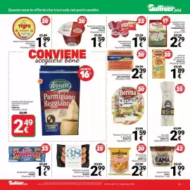 Volantino Supermercati Gulliver Pagina 27: Servelade N.38 Wüber €2,99, Spianata piccante San Vincenzo €2,39