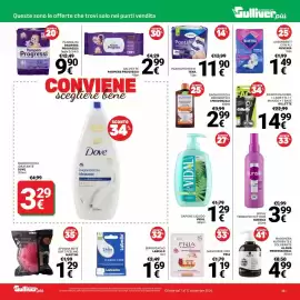 Volantino Supermercati Gulliver Pagina 33: Spray termoprotettore Sunsilk €3,99, Pants Protect+ Tena €11,90