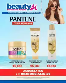 Volantino Beauty Si Pagina 1: Pantene shampoo bond repair €5,00, Pantene maschera capelli €5,00