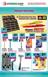 Eurocash gazetka Strona 5: Prezerwatywy: New Caress €2,99, Maszynka do golenia: Gillette Blue II Plus €29,99