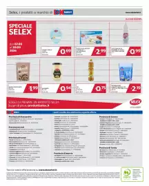 Volantino Ok Market Pagina 8: Selex maionese €0,94, Detersivo per lavastoviglie in caps tutto in 1 casa bella €2,19