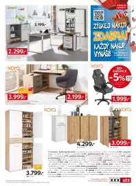 XXXLutz leták Strana 7: 10 botník €3.799,00, Xora herní židle €1.999,00