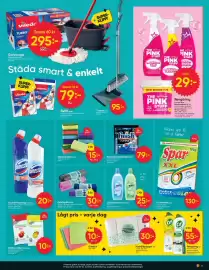 DollarStore annonsblad Sida 3: At Home Wash Softener €25,00, Kökkssvampar Frida €15,00