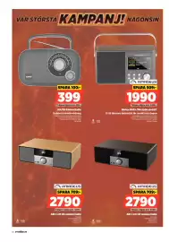 Power reklamblad vecka 37 Sida 10: Amadeus bärbar DAB+/FM-radio med BT €1.990,00