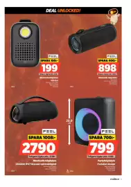 Power reklamblad vecka 37 Sida 11: Feel partyhögtalare €799,00, Feel bluetooth-högtalare €2.790,00