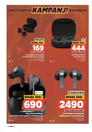 Power reklamblad vecka 37 Sida 12: JLAB true wireless hörlurar €690,00, Jbl true wireless hörlurar €444,00