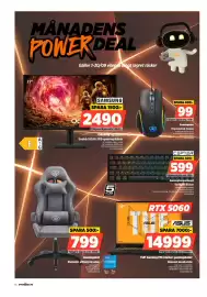 Power reklamblad vecka 37 Sida 14: Dg Gamingstol €799,00, Samsung Odyssey G5 G50F €2.490,00