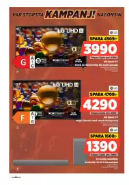 Power reklamblad vecka 37 Sida 2: LG 4K Smart TV €3.990,00, LG 4K Smart TV €4.290,00
