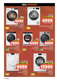 Power reklamblad vecka 37 Sida 30: Miele Torktumlare €13.999,00, Bosch Tork €6.999,00