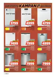 Power reklamblad vecka 37 Sida 32: Siemens diskmaskin €7.999,00, Electrolux Diskmaskin €4.999,00
