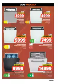 Power reklamblad vecka 37 Sida 33: Siemens integrerad diskmaskin €9.999,00, Miele integrerad diskmaskin €14.999,00