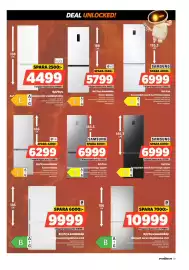 Power reklamblad vecka 37 Sida 37: Samsung kyl/frys €6.999,00, LG kyl/frys kombiskåp €5.799,00