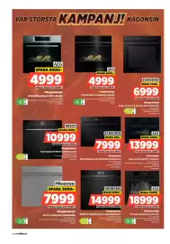 Power reklamblad vecka 37 Sida 46: Samsung inbyggnadsugn €6.999,00, Aeg kompaktugn €13.999,00