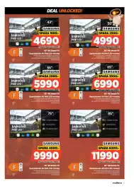 Power reklamblad vecka 37 Sida 5: Samsung 55" 4K Smart-TV €5.990,00, Samsung 4K Mini LED-TV €6.990,00