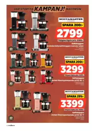 Power reklamblad vecka 37 Sida 50: Moccamaster kaffebryggare €3.299,00, Moccamaster kaffebryggare €3.399,00