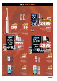 Power reklamblad vecka 37 Sida 51: Oral-B iO Ultimate Clean-borsthuvud €449,00, Oral-B iO10 Ultimate €2.999,00