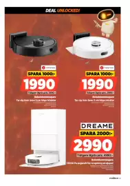 Power reklamblad vecka 37 Sida 53: Roborock Robotdammsugare €1.990,00, Dreame robotdammsugare €2.990,00