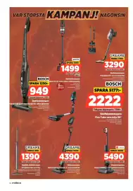 Power reklamblad vecka 37 Sida 56: Roborock våtgolvrengörare och skaftdammsugare €5.490,00