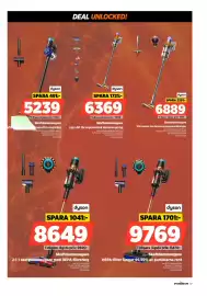 Power reklamblad vecka 37 Sida 57: Dyson 2-i-1 skaftdammsugare med HEPA-filtrering €8.649,00, Dyson skaftdammsugare €9.769,00