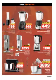 Power reklamblad vecka 37 Sida 61: Sodenso kolsyremaskin €1.299,00, Senz mixer €149,00