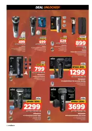 Power reklamblad vecka 37 Sida 64: Braun rakapparat €1.299,00, Braun skäggtimmer €799,00