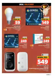 Power reklamblad vecka 37 Sida 65: Motorola Babyvakt €549,00, Conecto ljusslinga €249,00