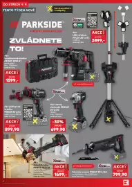 Kaufland leták týden 37 Strana 2: Parkside aku pila ocaska pssap 20-li e6 €799,90