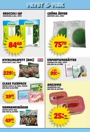 Nelins reklamblad Sida 11: Enportionsrätter €99,00, Flevo Gold kycklingspett €229,00