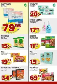 Nelins reklamblad Sida 17: Grandiosa pizza €19,95, Fixa toalett €79,95