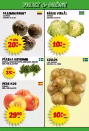 Nelins reklamblad Sida 4: Färska kryddor €25,00, Passionsfrukt €20,00