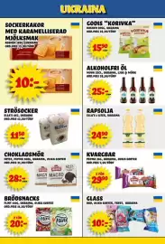 Nelins reklamblad Sida 9: Mova alkoholfri öl €25,00, Kvargbar €29,90