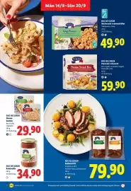 Lidl reklamblad vecka 38 Sida 11: Duc de coeur flammkuchen €29,90, Duc de coeur ratatouille €34,90
