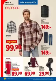 Lidl reklamblad vecka 38 Sida 21: Silvercrest Thermosmugg €89,90, Esmara Mugghållare €69,90