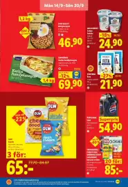 Lidl reklamblad vecka 38 Sida 8: Pepsi Max Läsk €54,90, Fontana Feta €21,90