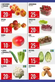 Matdax reklamblad vecka 37 Sida 14: Spetskål €15,00, Gurka romansallad €10,00