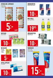 Matdax reklamblad vecka 37 Sida 18: Inca kola sabor original €19,95, Spar wc block €5,00