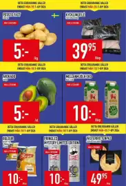 Matdax reklamblad vecka 37 Sida 2: Rojan bulgur €10,00, Carolines Västerbottenpaj €49,95