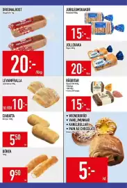 Matdax reklamblad vecka 37 Sida 6: Lantmännen levainfralla €10,00, Skogaholm originalrost €20,00