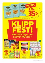 Stora Coop reklamblad vecka 37 Sida 4: Norrlands Ljus €69,00, Zeta pasta korta former €35,00