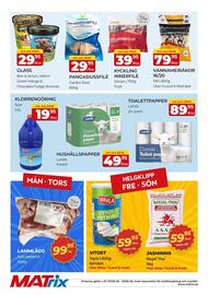 Matrix Butikerna reklamblad vecka 37 Sida 4: Lambi toilet paper €89,95, Ebi vannameiräkor €79,95