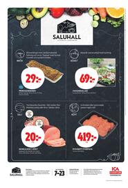 ICA Kvantum reklamblad vecka 38 Sida 10: Kött ryggbiff storpack €419,00, Skinka kokt, rökt €20,00