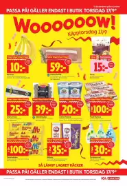 ICA Kvantum reklamblad vecka 38 Sida 3: Olw nötmix €35,00, Dr Oetker Pizza Rustica €100,00