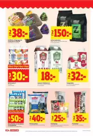ICA Kvantum reklamblad vecka 38 Sida 8: Zoegas kaffe hela bönor €150,00, Arla Laktosfri Mjölkdryck €18,00