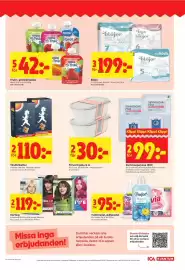 ICA Kvantum reklamblad vecka 38 Sida 9: Blöjor €199,00, Nestlé frukt- grötklämpåsar €42,00