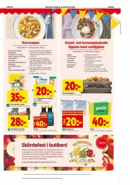 ICA Kvantum reklamblad vecka 37 Sida 11: Havregryn €20,00, Oxfond fond €40,00