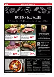 ICA Kvantum reklamblad vecka 37 Sida 6: Karré i skivor €89,90, Citys medisterkorv €74,90