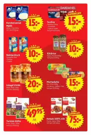 Nya Pulsen reklamblad vecka 37 Sida 12: Melis Inlagd Vitlök €20,00, Puck Kondenserad Mjölk €15,00