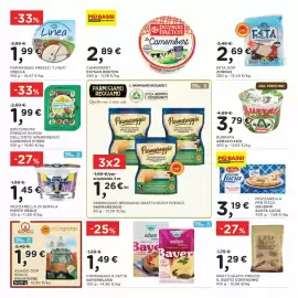 Volantino Orvea Pagina 15: Parmigiano Reggiano Grattugiato Fresco Parmareggio €1,26, Camembert Paysan Breton €2,89