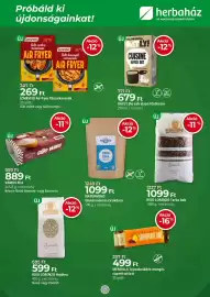 Herbaház akciós újság Oldal 21: Izmester air fryer fűszerkeverék €269,00, Riso Lorenzo tarka bab €1.099,00